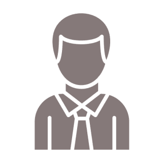 Icon of a person wearing a tie.