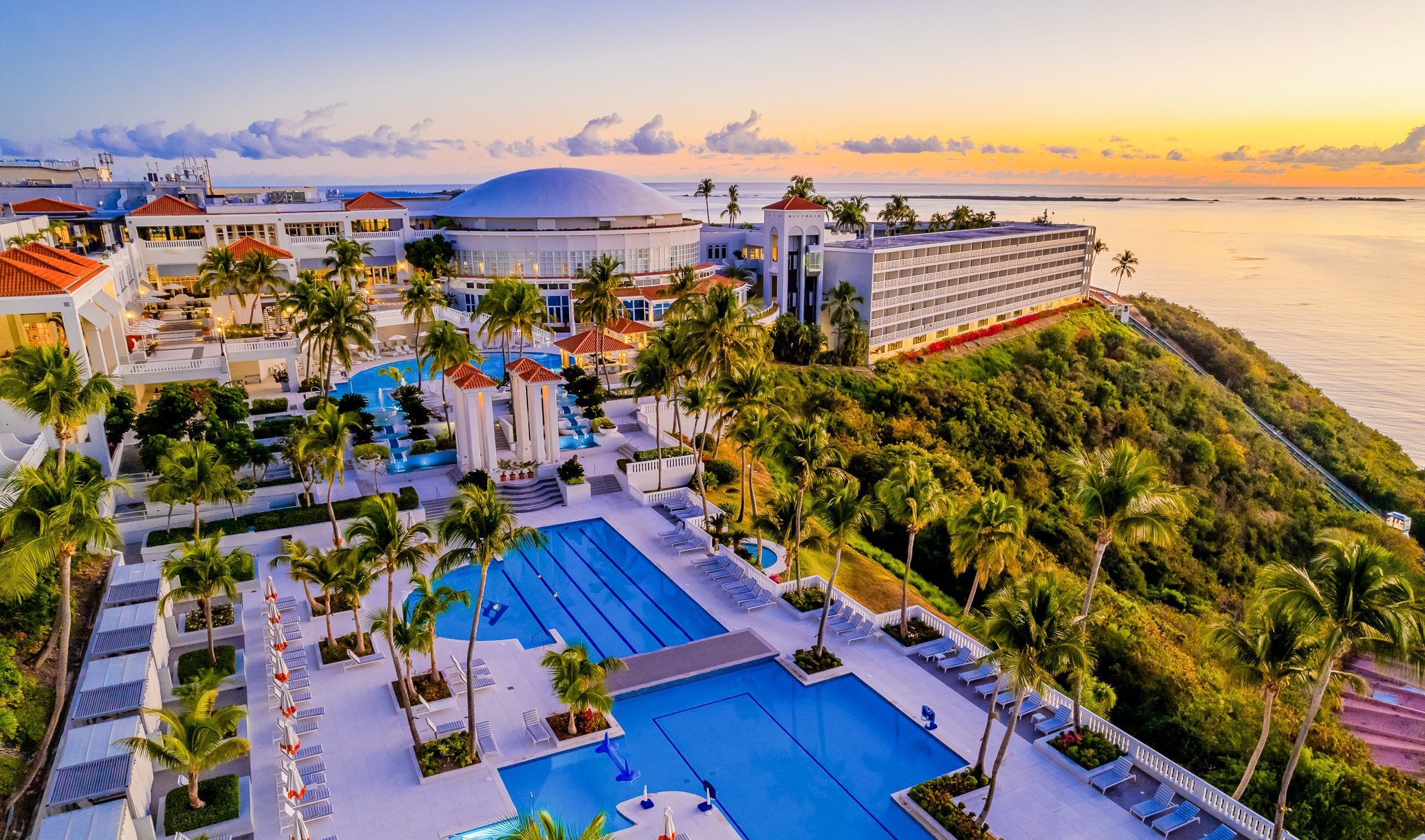 El Conquistador Resort in Fajardo, Puerto Rico, renovated by F&R Management Services for a hospitality and resort project.